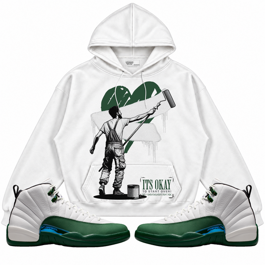 Rebranded Studios apparel — front styled with matching sneakers