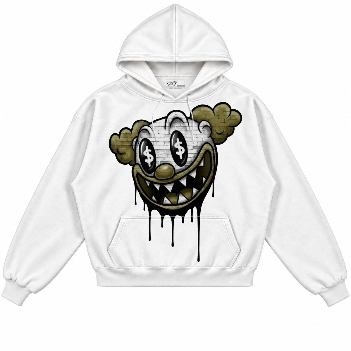 Rebranded Studios apparel — front without sneakers