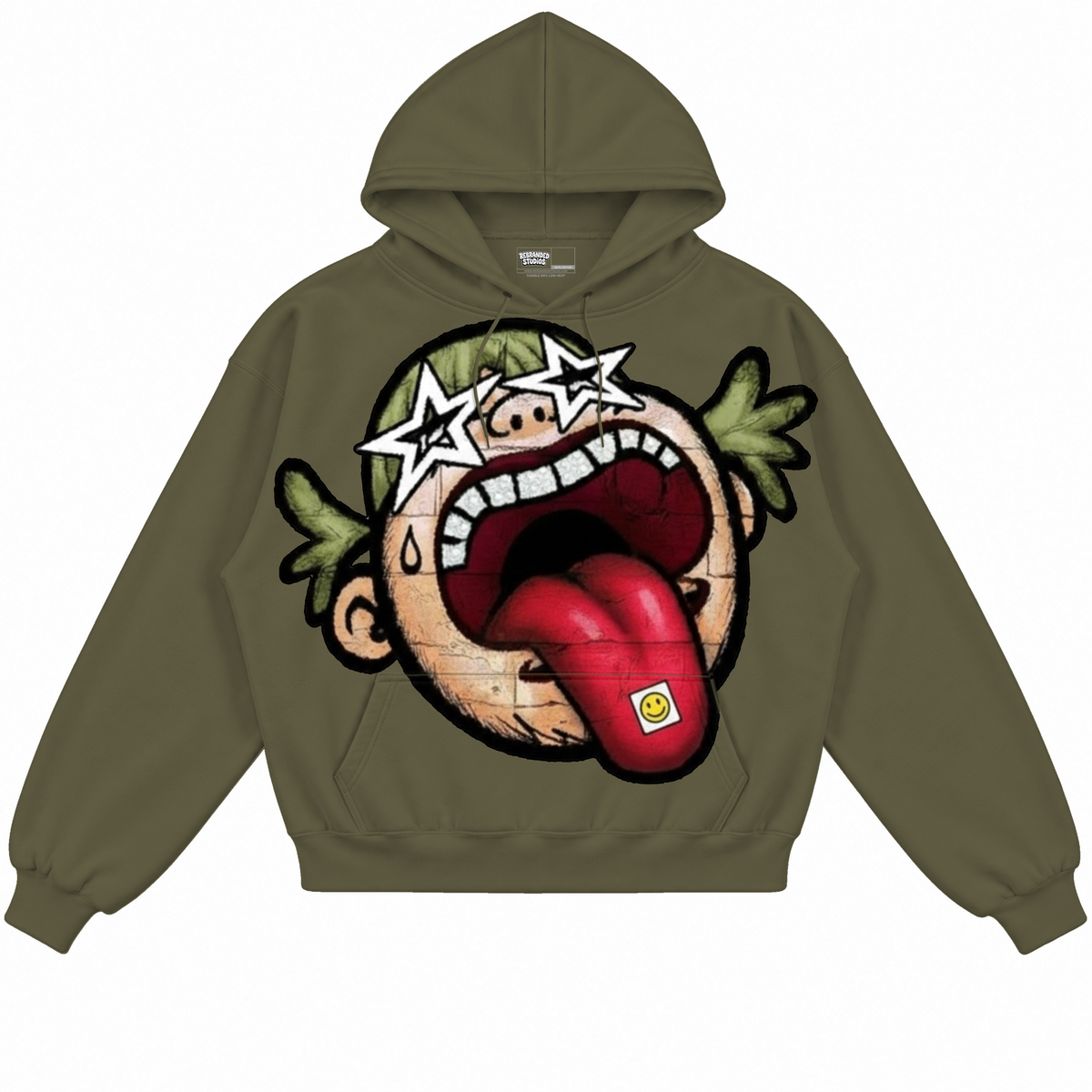 Rebranded Studios apparel — front without sneakers
