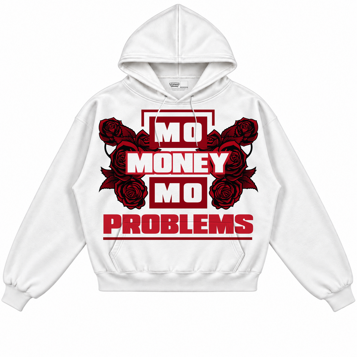 Rebranded Studios apparel — front without sneakers