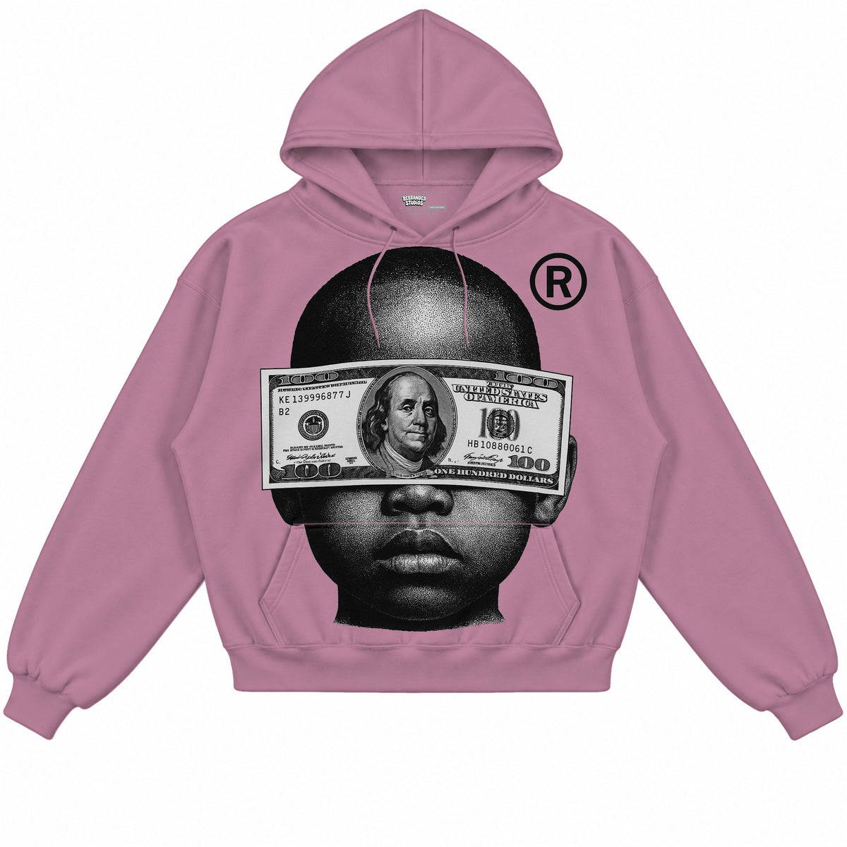 Rebranded Studios apparel — front without sneakers