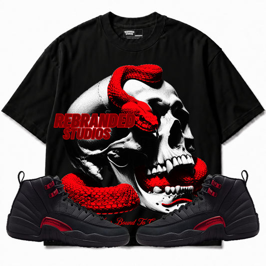 Rebranded Studios apparel — front styled with matching sneakers