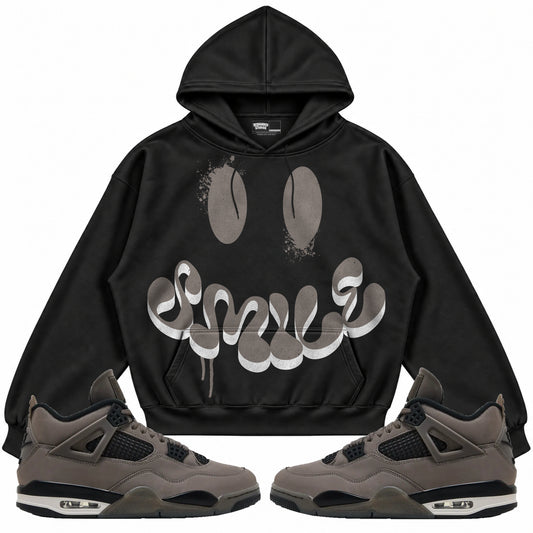 Rebranded Studios apparel — front styled with matching sneakers