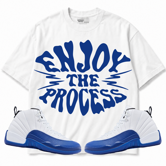 Rebranded Studios apparel — front styled with matching sneakers