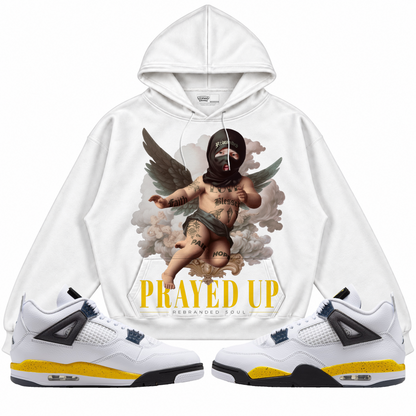 Rebranded Studios apparel — front styled with matching sneakers