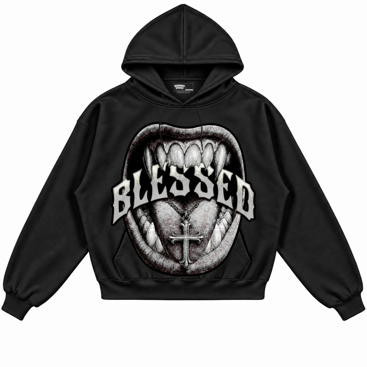 Rebranded Studios apparel — front without sneakers