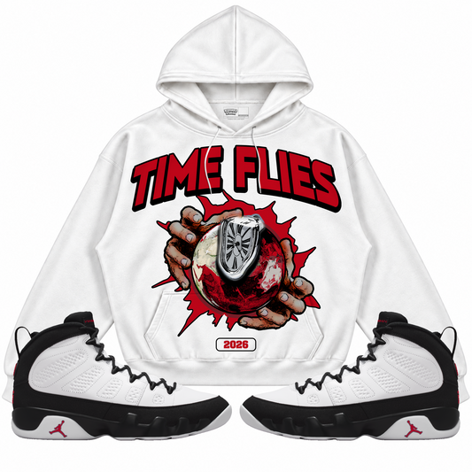 Rebranded Studios apparel — front styled with matching sneakers