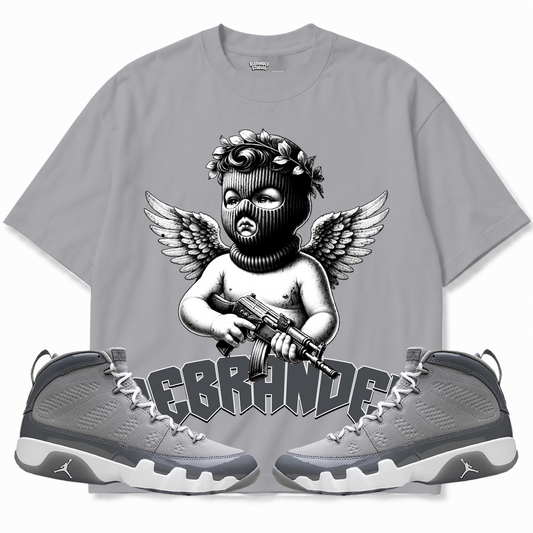 Rebranded Studios apparel — front styled with matching sneakers