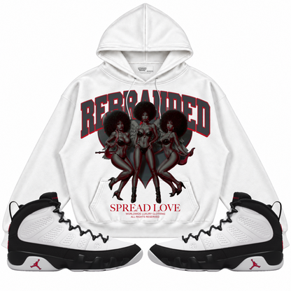 Rebranded Studios apparel — front styled with matching sneakers