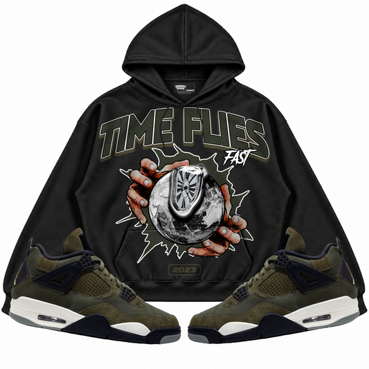 Rebranded Studios apparel — front styled with matching sneakers