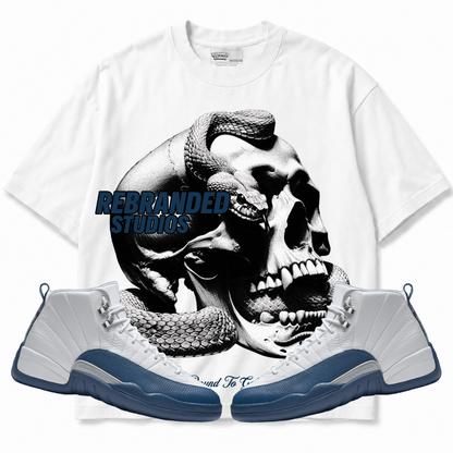 Rebranded Studios apparel — front styled with matching sneakers