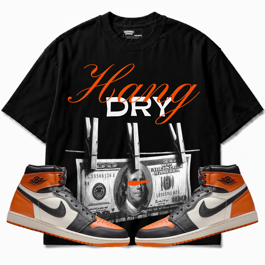 Rebranded Studios apparel — front styled with matching sneakers
