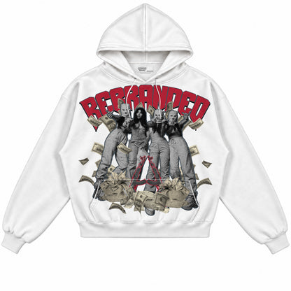 Rebranded Studios apparel — front without sneakers