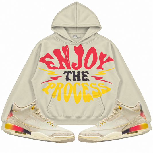 Rebranded Studios apparel — front styled with matching sneakers