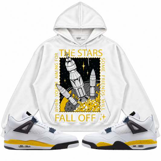 Rebranded Studios apparel — front styled with matching sneakers