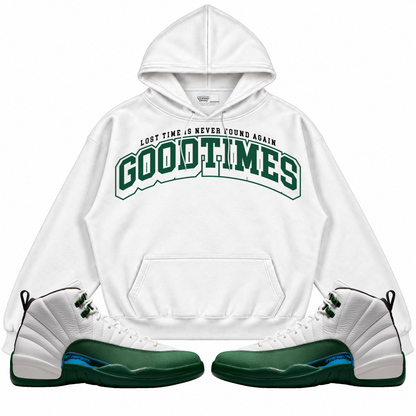 Rebranded Studios apparel — front styled with matching sneakers