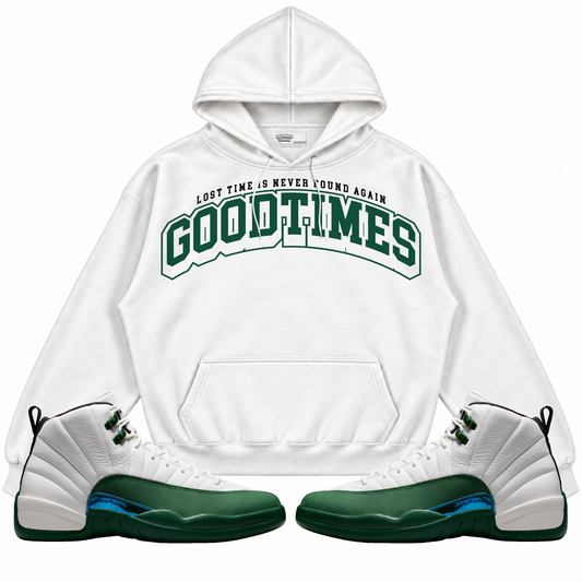 Rebranded Studios apparel — front styled with matching sneakers
