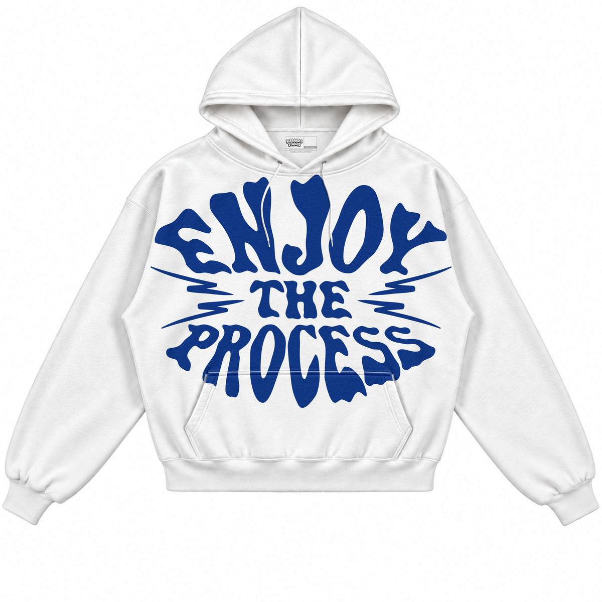 Rebranded Studios apparel — front without sneakers