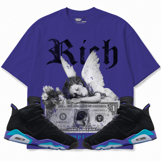 Rebranded Studios apparel — front styled with matching sneakers