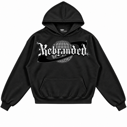 Rebranded Studios apparel — front without sneakers