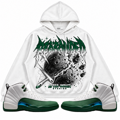 Rebranded Studios apparel — front styled with matching sneakers