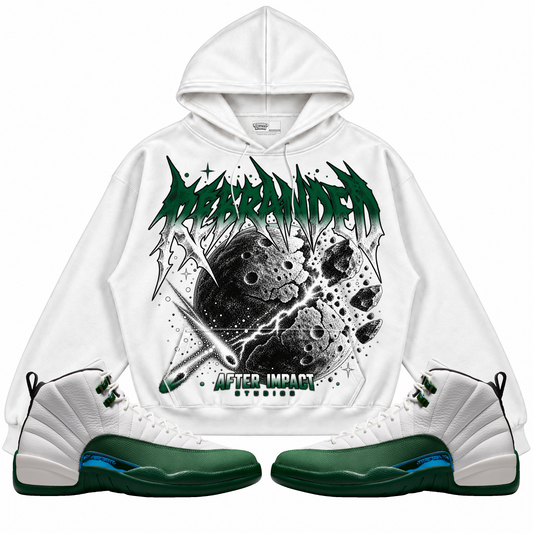 Rebranded Studios apparel — front styled with matching sneakers
