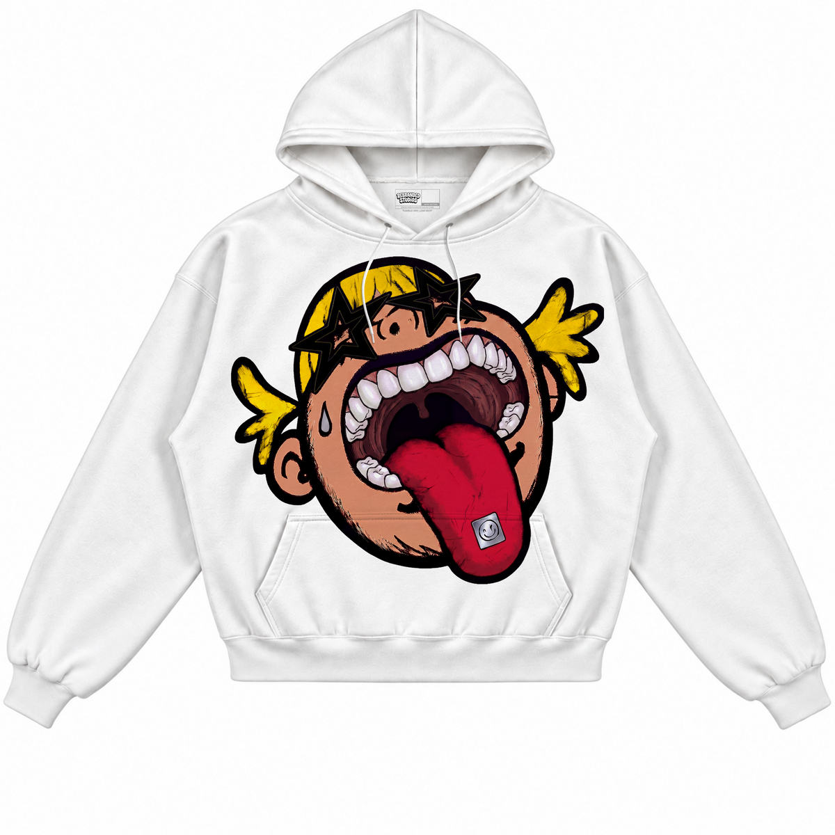 Rebranded Studios apparel — front without sneakers