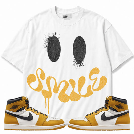Rebranded Studios apparel — front styled with matching sneakers