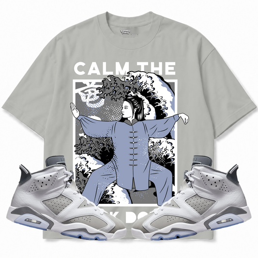Rebranded Studios apparel — front styled with matching sneakers