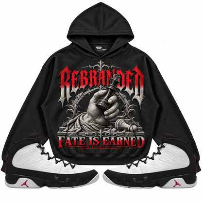 Rebranded Studios apparel — front styled with matching sneakers