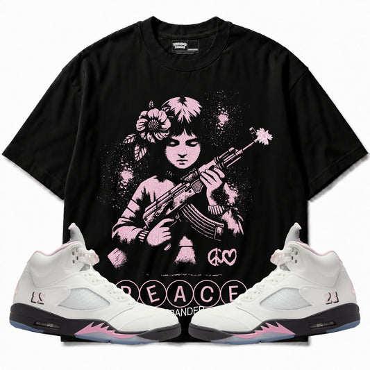 Rebranded Studios apparel — front styled with matching sneakers