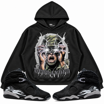 Rebranded Studios apparel — front styled with matching sneakers