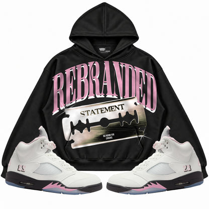 Rebranded Studios apparel — front styled with matching sneakers
