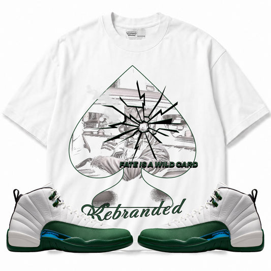 Rebranded Studios apparel — front styled with matching sneakers