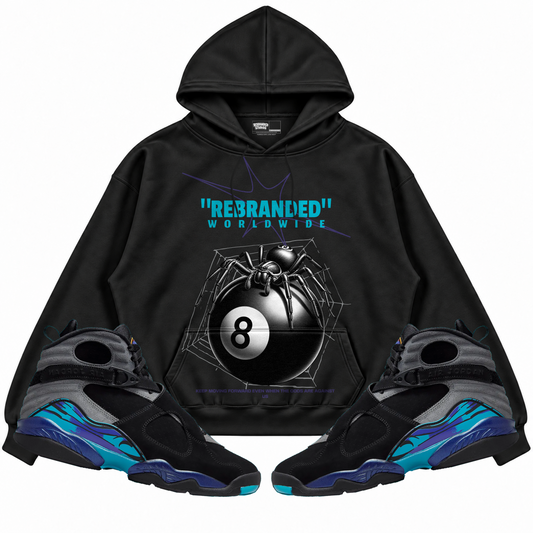 Rebranded Studios apparel — front styled with matching sneakers