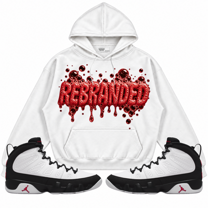Rebranded Studios apparel — front styled with matching sneakers
