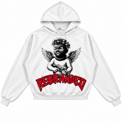 Rebranded Studios apparel — front without sneakers
