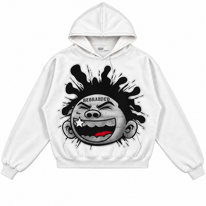 Rebranded Studios apparel — front without sneakers
