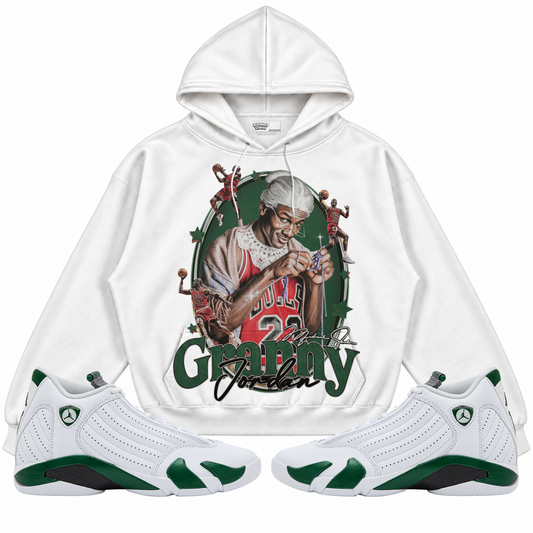 Rebranded Studios apparel — front styled with matching sneakers
