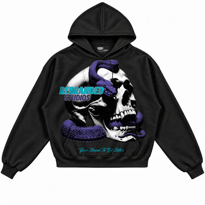 Rebranded Studios apparel — front without sneakers