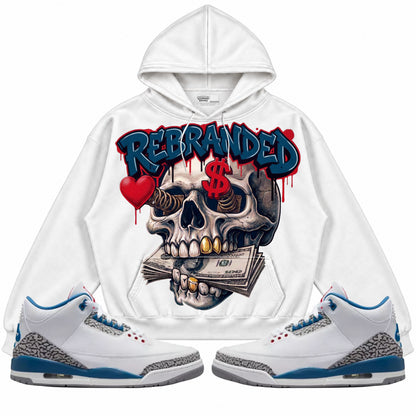 Rebranded Studios apparel — front styled with matching sneakers
