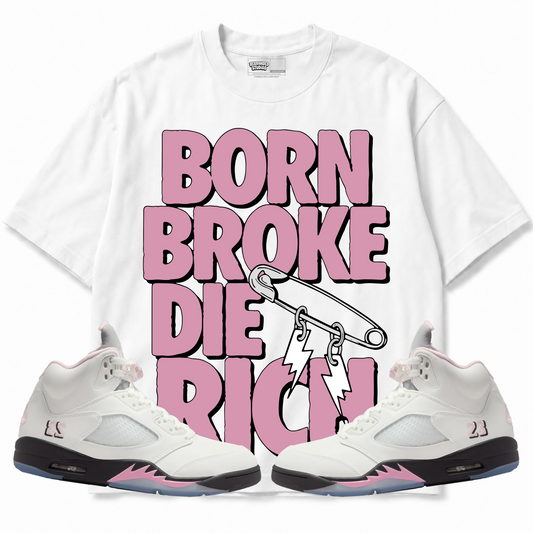 Rebranded Studios apparel — front styled with matching sneakers