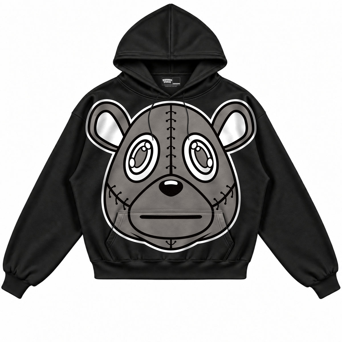 Rebranded Studios apparel — front without sneakers