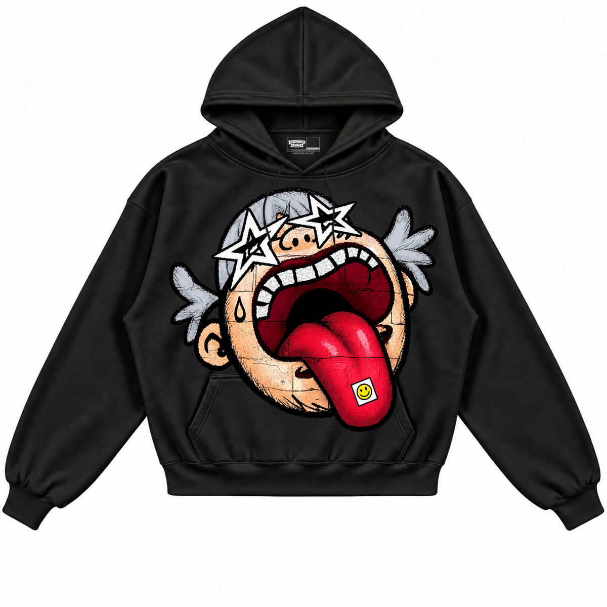 Rebranded Studios apparel — front without sneakers