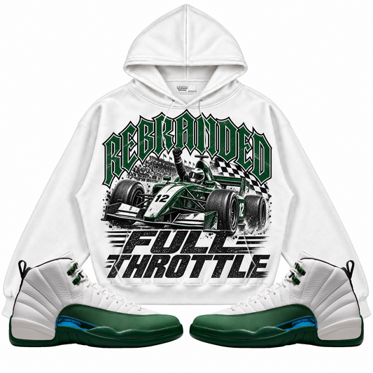 Rebranded Studios apparel — front styled with matching sneakers