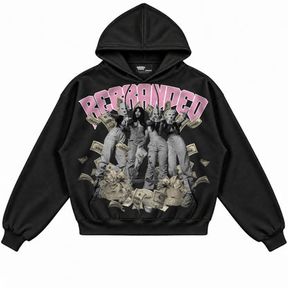 Rebranded Studios apparel — front without sneakers