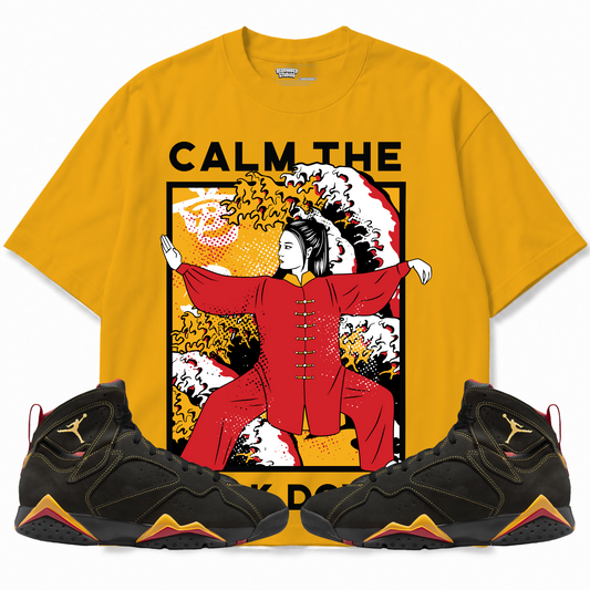 Rebranded Studios apparel — front styled with matching sneakers