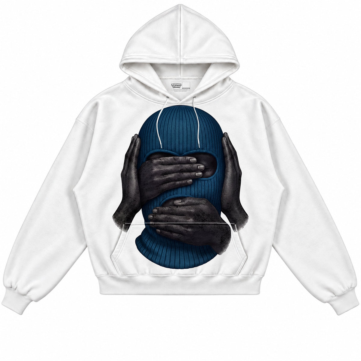 Rebranded Studios apparel — front without sneakers