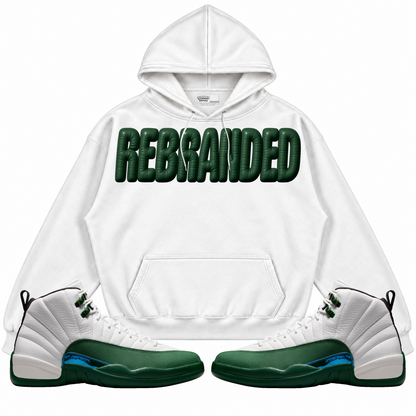 Rebranded Studios apparel — front styled with matching sneakers