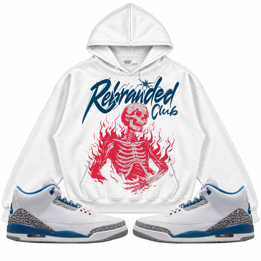 Rebranded Studios apparel — front styled with matching sneakers